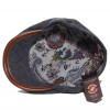 casquette laine avec doublure fantaisie