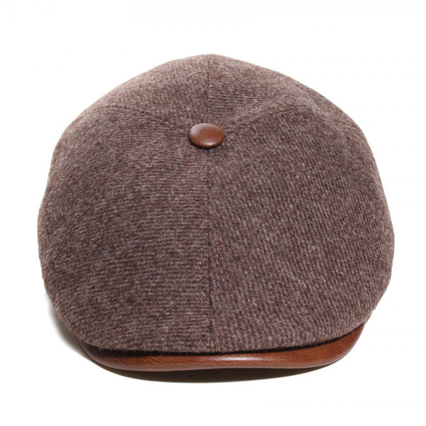 casquette 6 pans taupe