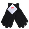 Gant polaire noir Thinsulate