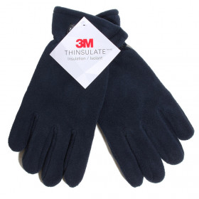 gant polaire bleu marine