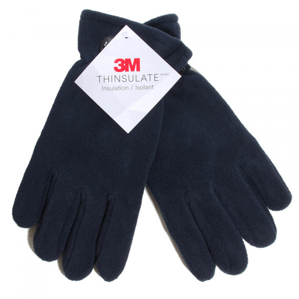 gant polaire bleu marine