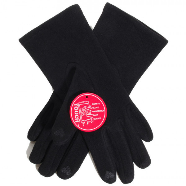 gant noir tactile