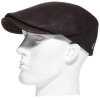 casquette cuir marron