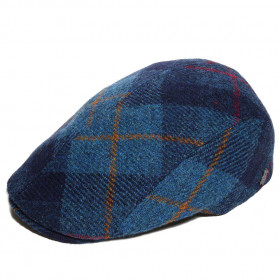 casquette plate Harris Tweed