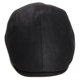 Casquette cuir noir nappa...