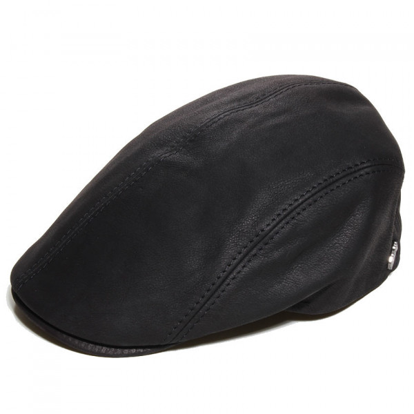 casquette cuir noir waterproof
