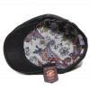 casquette cuir avec doublure fantaisie
