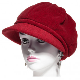 casquette gavroche polaire rouge
