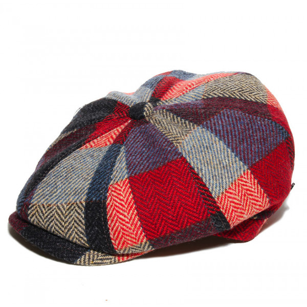 casquette gavroche Harris Tweed