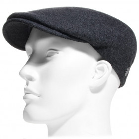 casquette laine gris anthracite