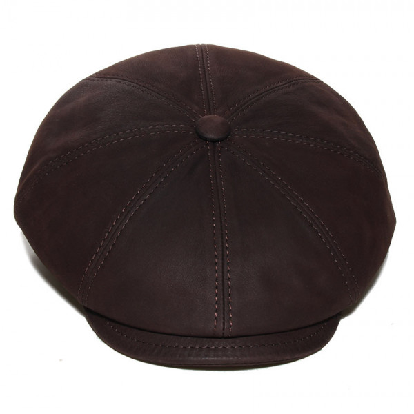 gavroche cuir marron