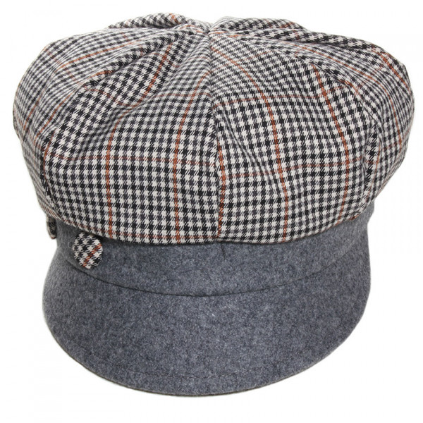 casquette gavroche pied de poule