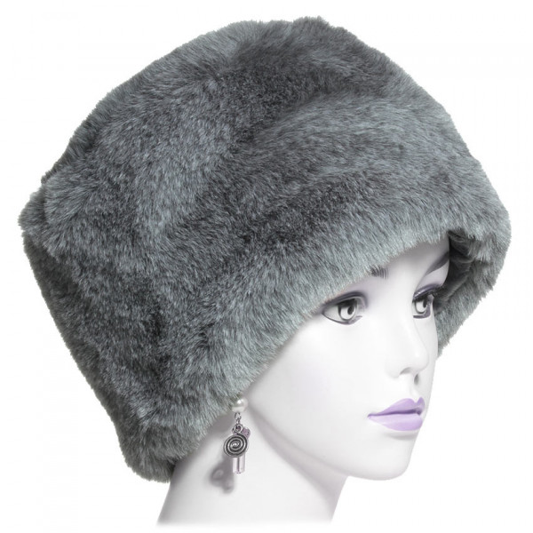 toque femme fausse fourrure
