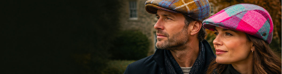 Casquette Harris Tweed