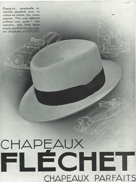 Affiche marque Fléchet du 01 octobre 1932