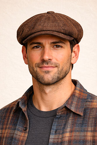 Casquette gavroche homme style rétro