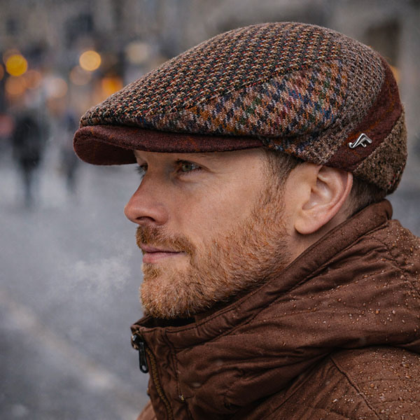 Casquette plate hiver en laine