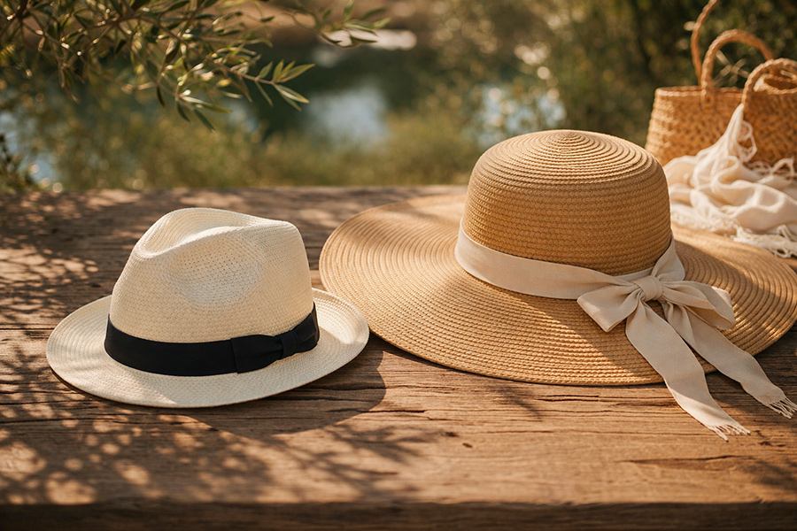 Chapeaux d’été : panama, capeline et chapeau de paille