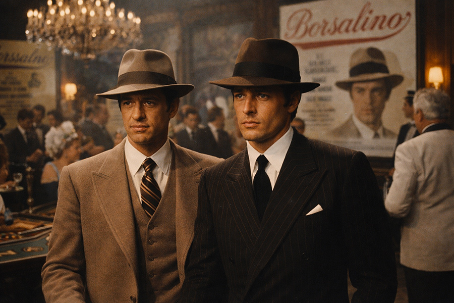 Ambiance cinéma autour du chapeau fedora dans un style vintage élégant