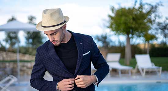 Chapeau paille trilby