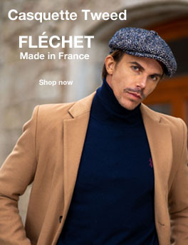 casquette tweed marque Fléchet