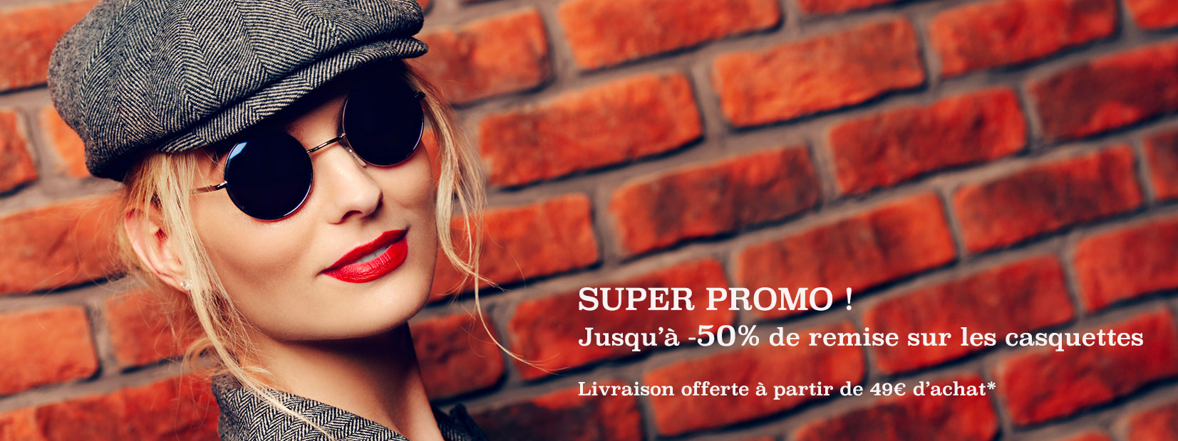 Casquettes en promotion